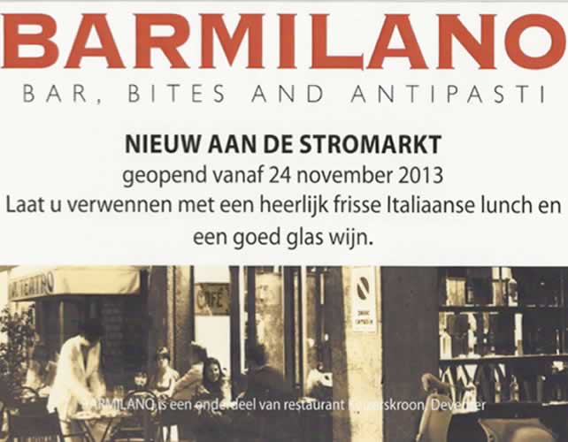 Bar Milano in Deventer