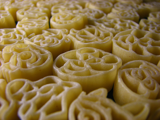 Pasta uit de fabriek
