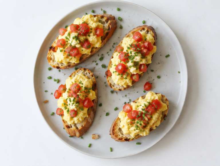 Bruschetta met roerei
