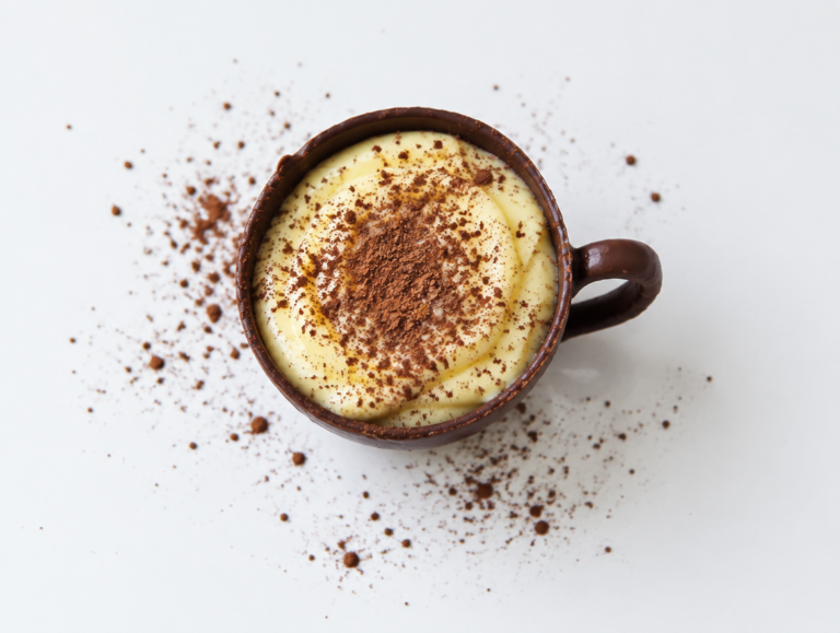 Cappuccino van chocolade met citroencrème