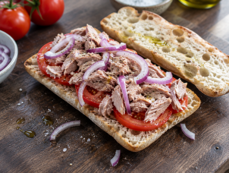 Ciabatta met tonno