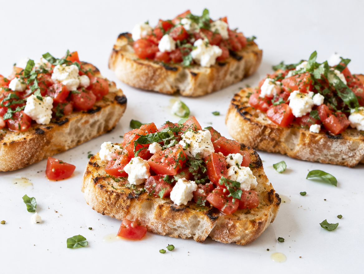 Crostini met geitenkaas
