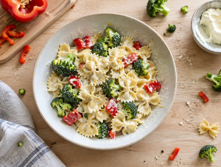 Farfalle met broccoli-mascarponesaus