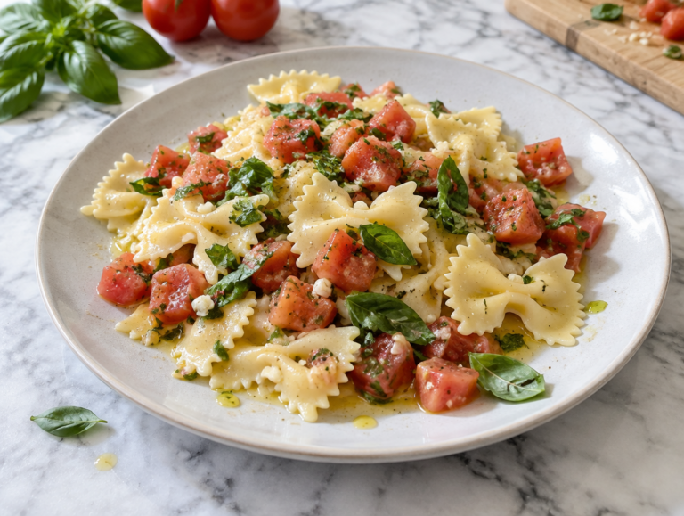 Farfalle tomatensalade