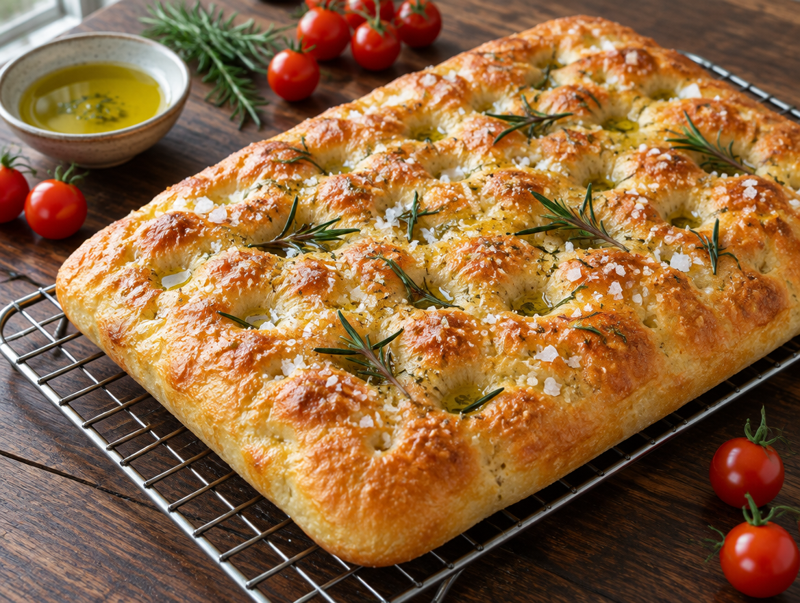 Focaccia maken