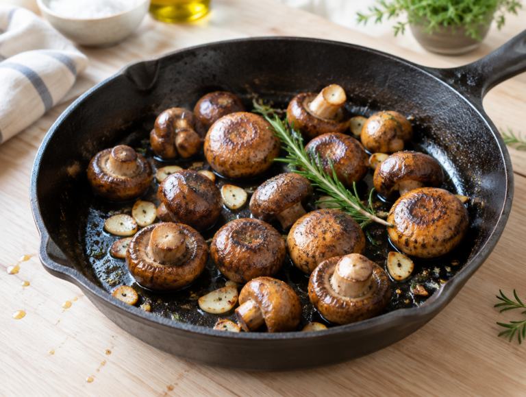 Gebakken champignons