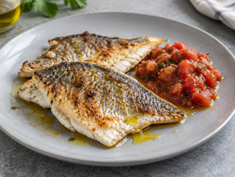 Gegrilde dorade filet