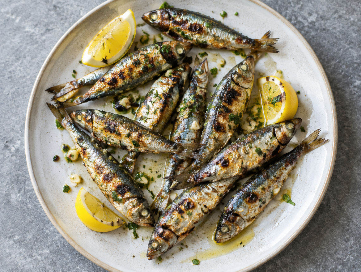 Gegrilde sardientjes