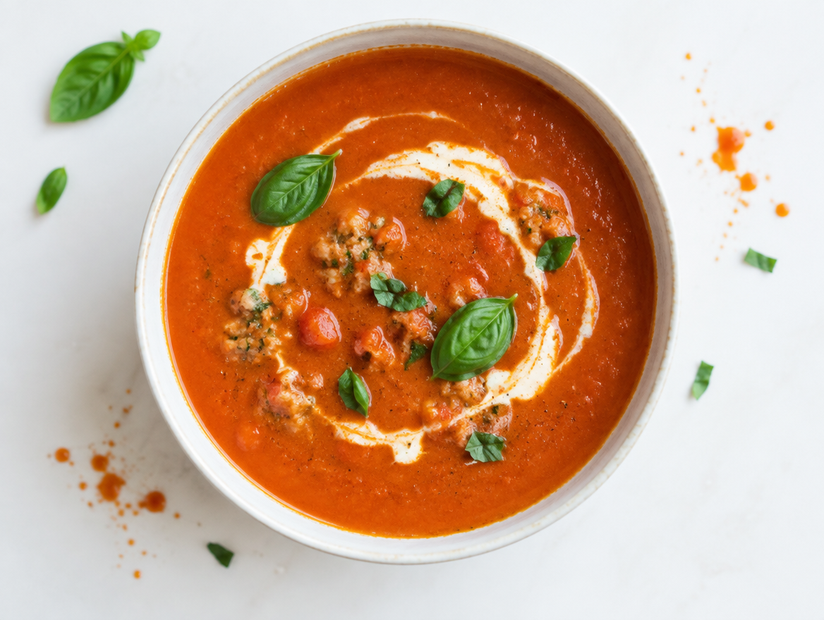 Gevulde tomatensoep