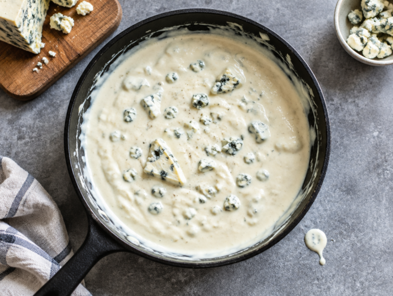 Gorgonzola met creme fraiche
