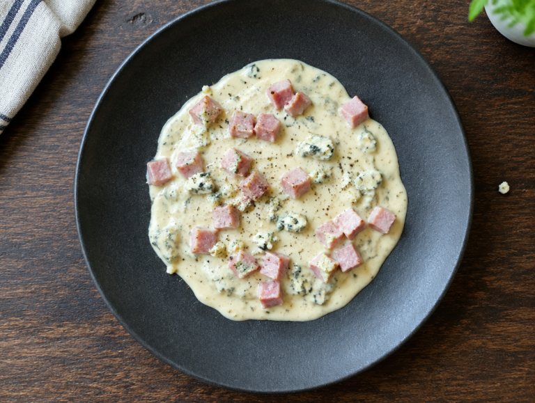 Gorgonzola met ham