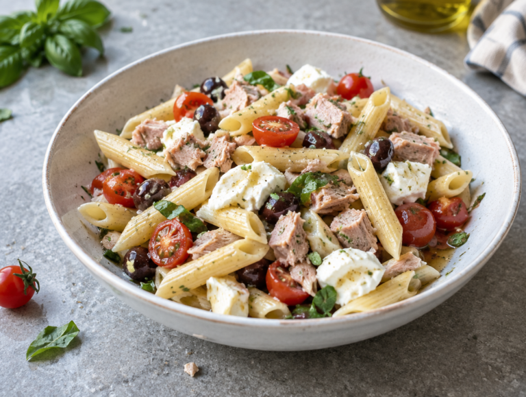 Koude zomerse pasta