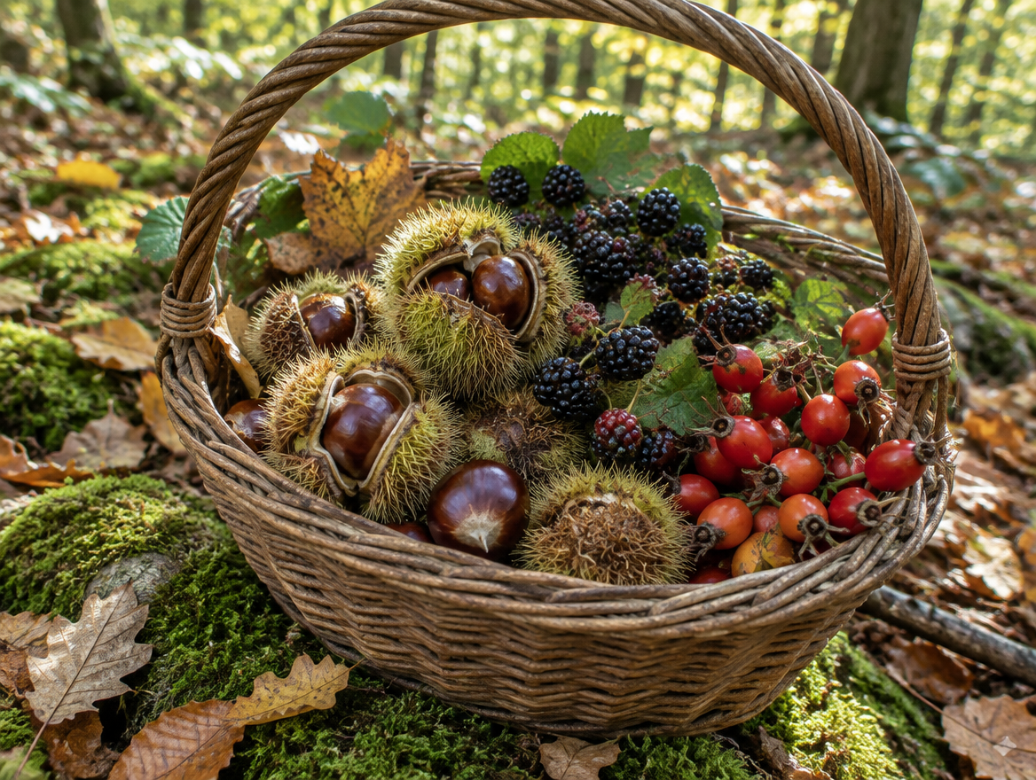 Wat is eetbaar uit de natuur in de herfst (en waar je op moet letten)