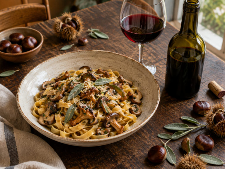 Welke wijn drink je bij een herfstige pastaschotel