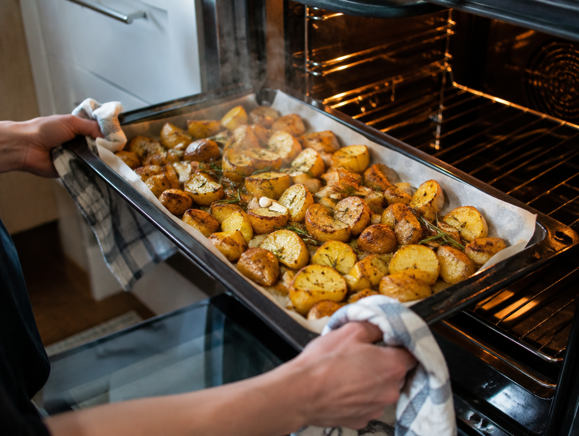 Italiaanse aardappelen uit de oven