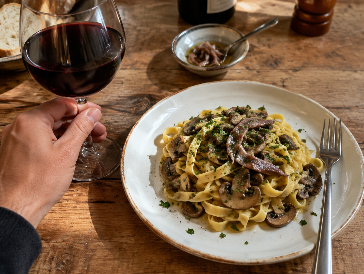 Pasta en Portugese wijnen