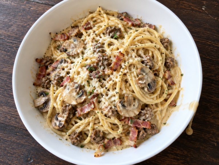 Spaghetti carbonara alla Michelangelo