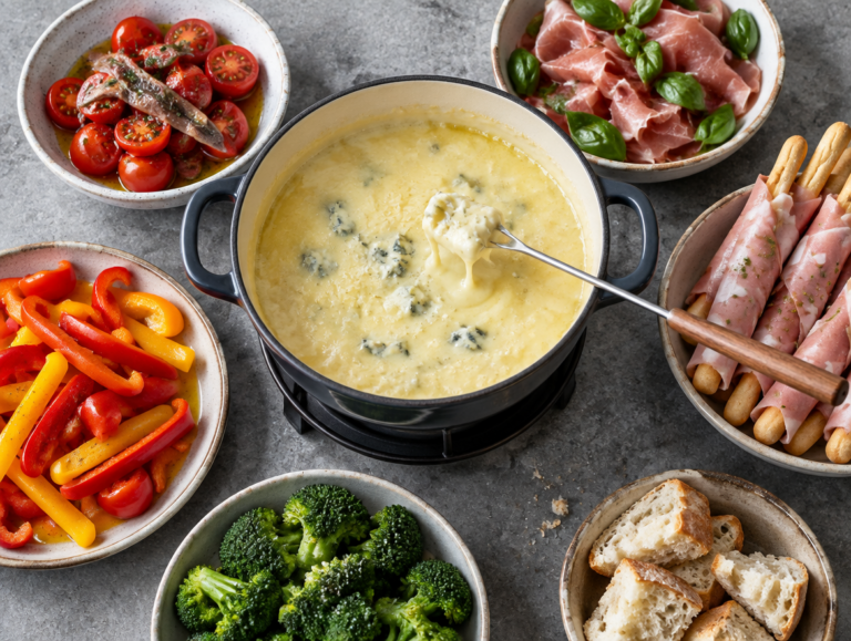 Italiaanse kaasfondue