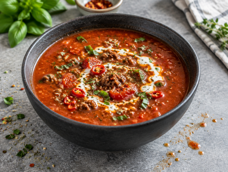 Italiaanse tomatensoep