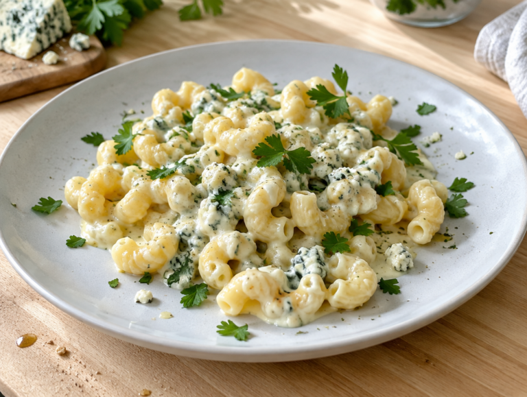 Macaroni met gorgonzolasaus