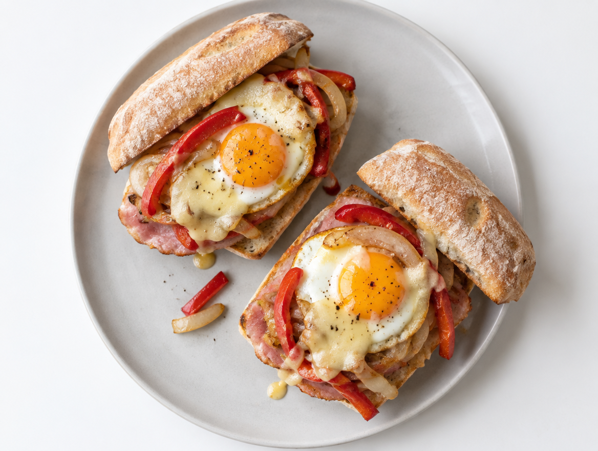Mediterrane uitsmijter