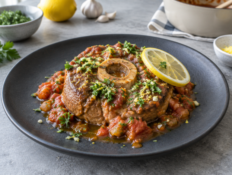 Ossobuco met tomatensaus