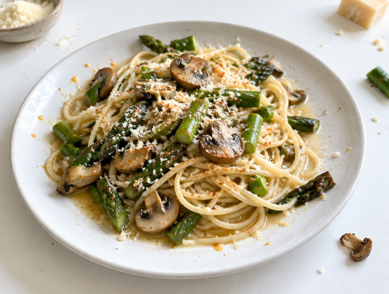 Pasta met asperges