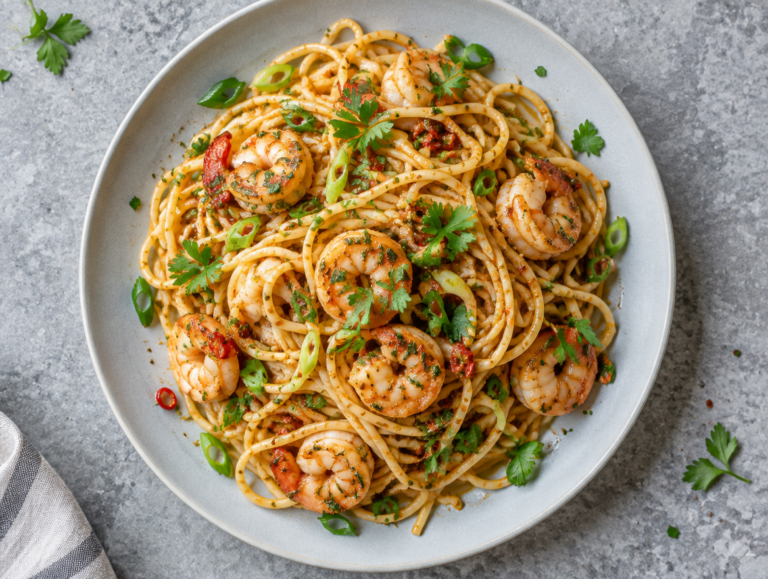 Pasta met gamba’s