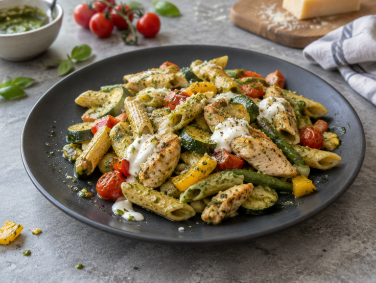 Pasta groene pesto