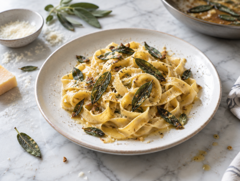 Pasta met salieboter