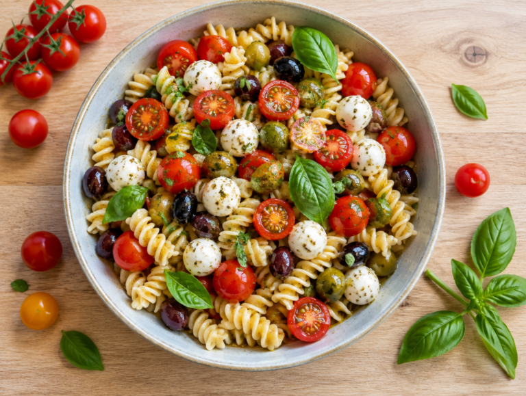 Pastasalade maken