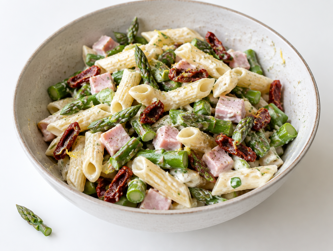 Pastasalade met asperges