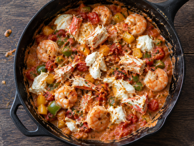 Pastasaus met krab