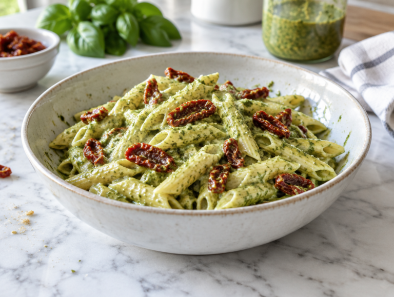 Penne pesto alla Suzanne