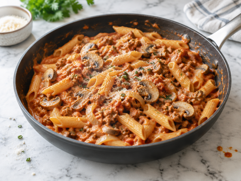 Penne met tomaat-mascarponesaus