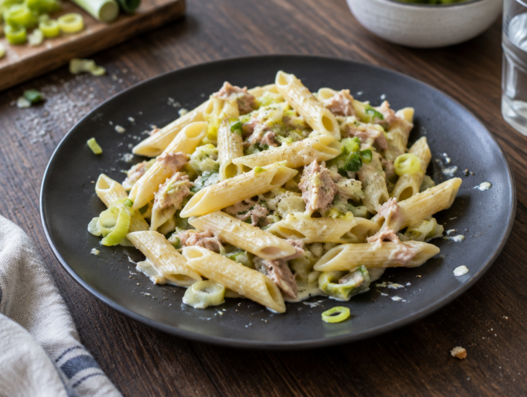 Penne met tonijn