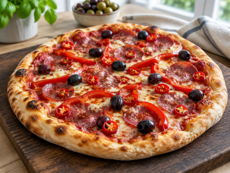 Pittige pizza