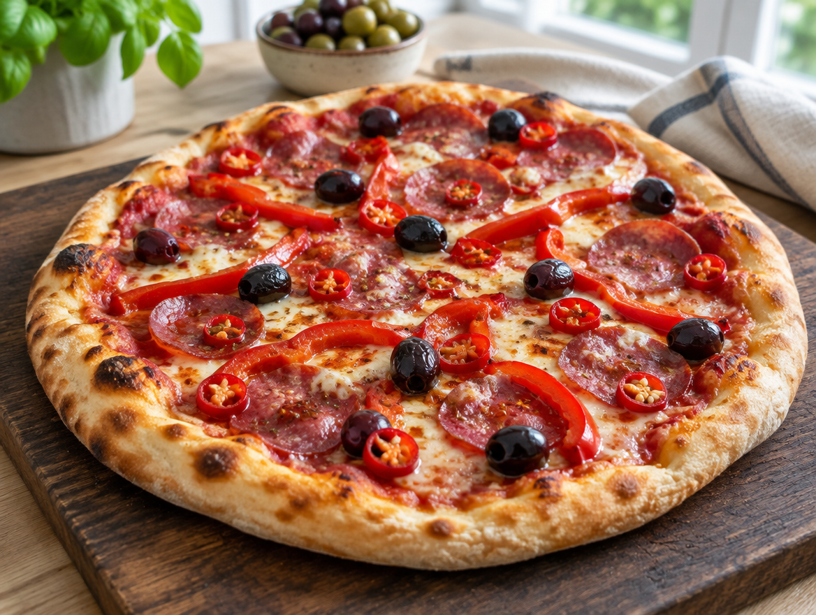 Pittige pizza