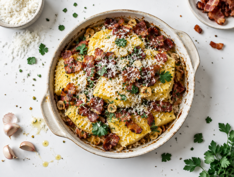 Polenta alla carbonara