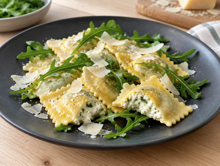 Ravioli van ricotta