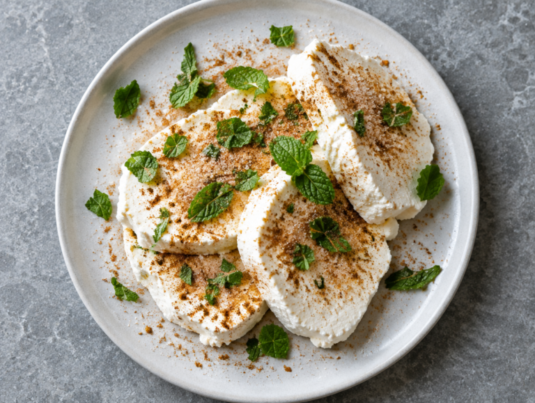 Ricotta met munt