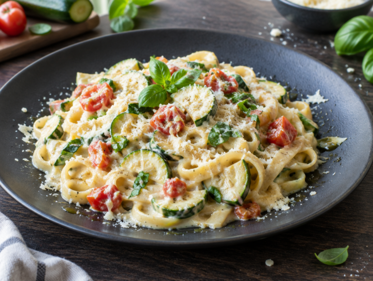 Romige courgettepasta