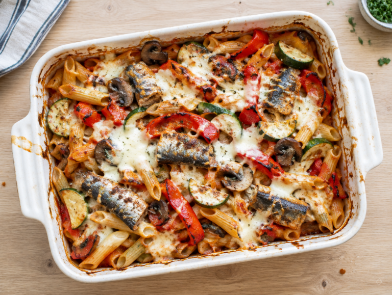 Sardinepastaschotel