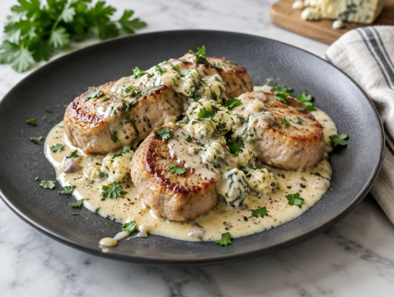 Scaloppa alla gorgonzola