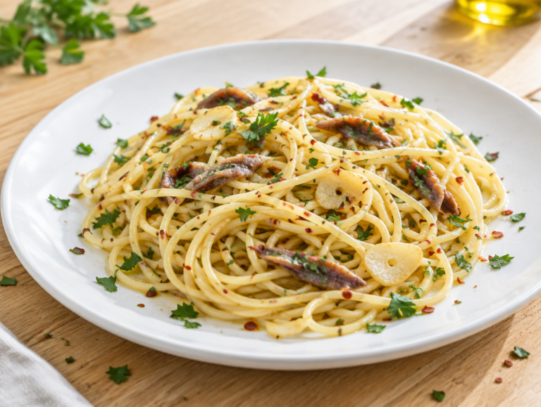 Spaghetti aglio-olio