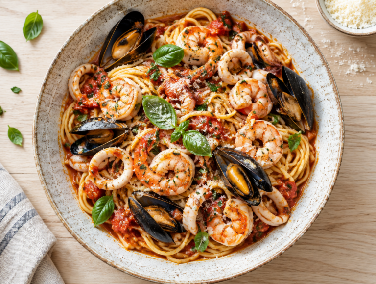 Spaghetti alla frutti di mare