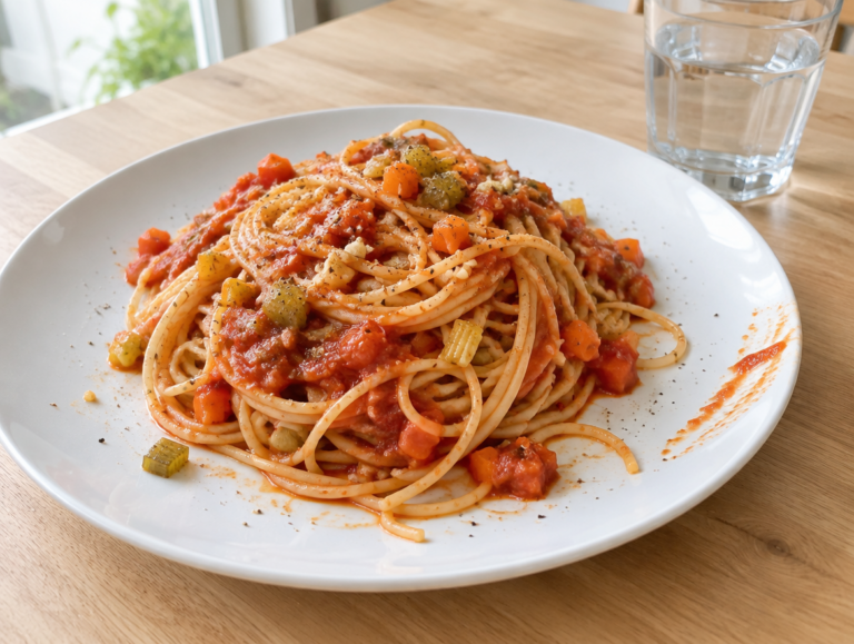 Spaghetti con pomodori