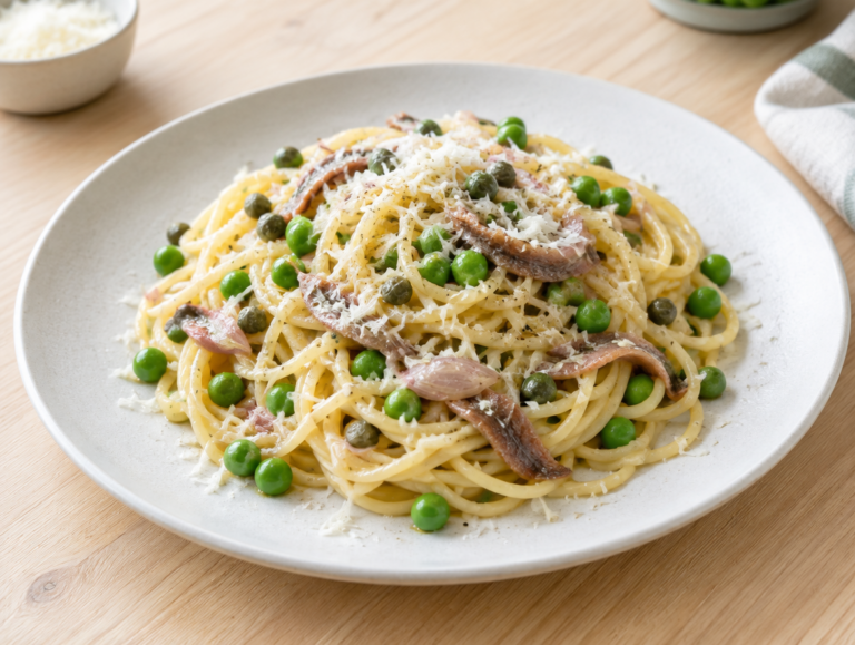 Spaghetti met anjovis