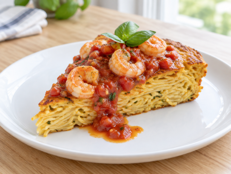 Spaghetti-omelet