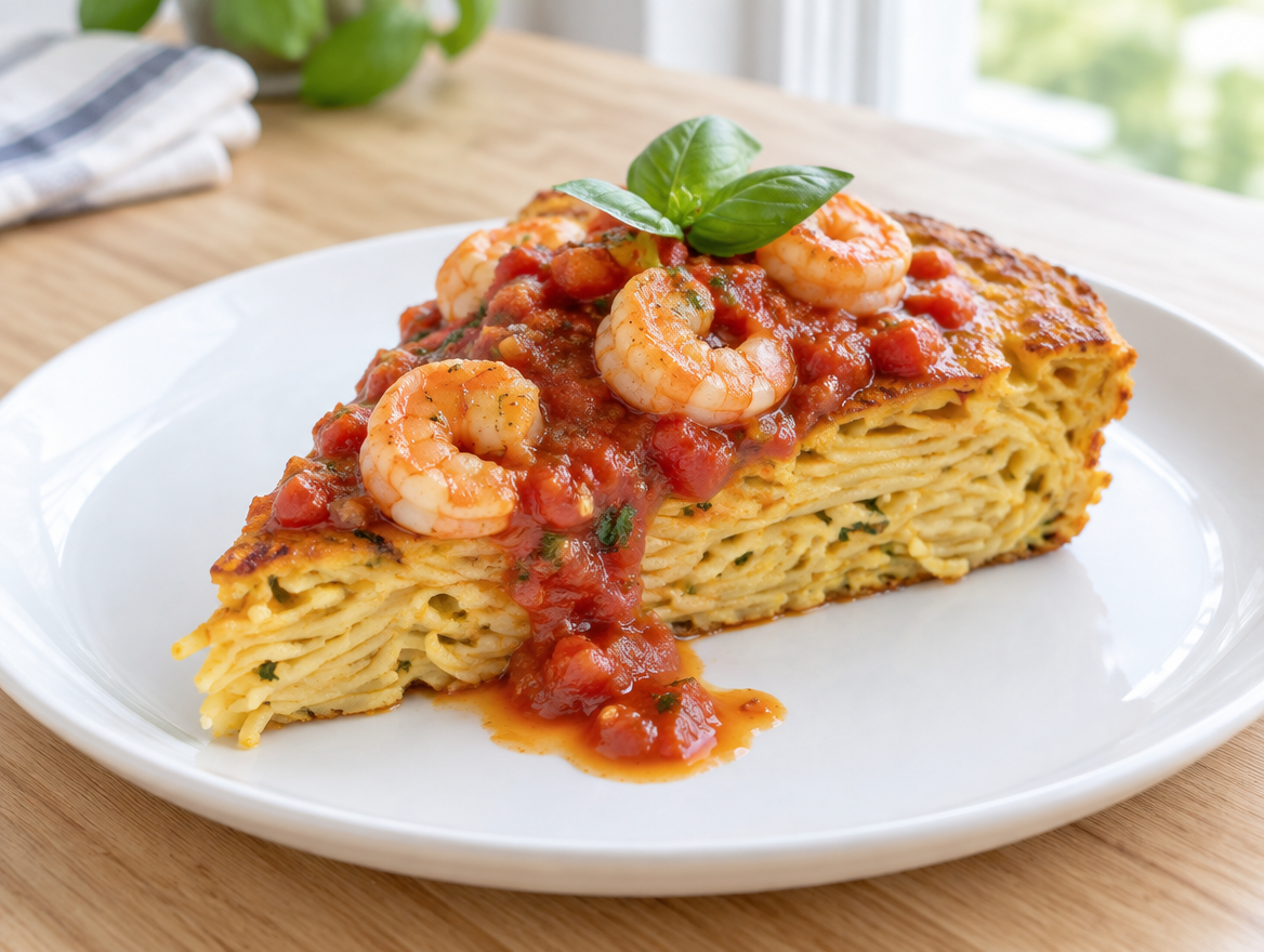 Spaghetti-omelet